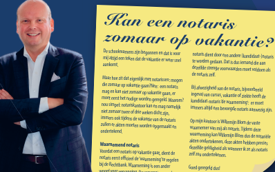 Waarnemen Notaris